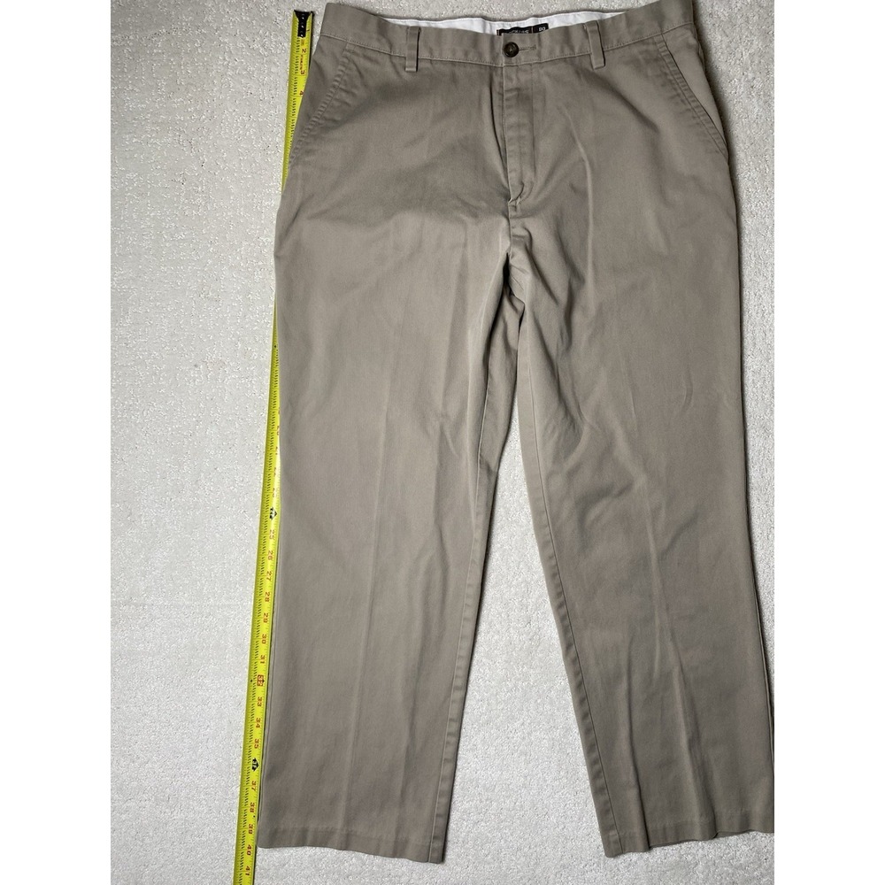 Dockers D3 Classic‎ Fit Khaki Chino Pants Men's 35x30 Flat Front Casual Tan - Picture 7 of 9